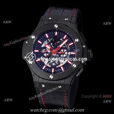 Hublot Big Bang Automatic Replica Watches Carbon Case 48mm