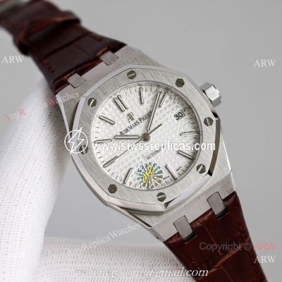 JH Factory Swiss Copy Audemars Piguet Royal Oak Stainless Steel 37mm Lady Watch
