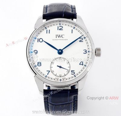 Best IWC Portugieser 40mm For Men White Face IWC Zf Factory Replica Watch