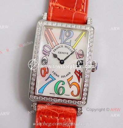 2021 New Franck Muller Long Island 952QZ Diamond Bezel Watch Brands 1:1 Copy Watch