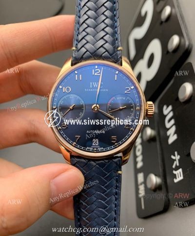 YL Fatcory IWC Schaffhausen Portugieser Automatic Black Dial Replica Watch