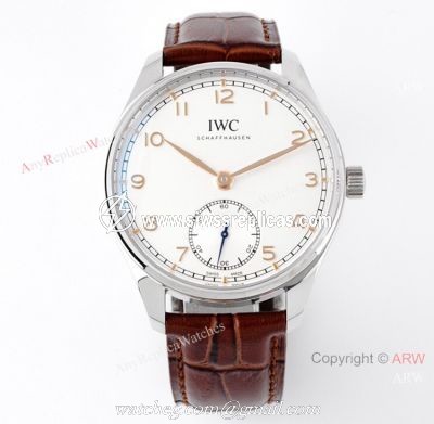 Best ZF Factory IWC Portugieser Automatic 40 White Face Swiss Clone Watches