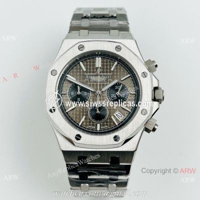 New Copy Audemars Piguet Royal Oak Chrono Gray Black Dial Watch