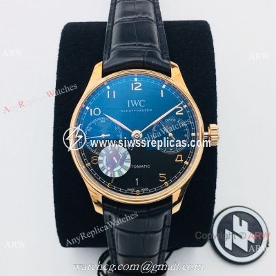 ZF Factory V2 IWC Portugieser Automatic 7 Days Luxury Replica Watch Yellow Gold