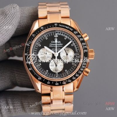 2021 New Copy Omega Snoopy Speedmaster Watch Rose Gold Quartz