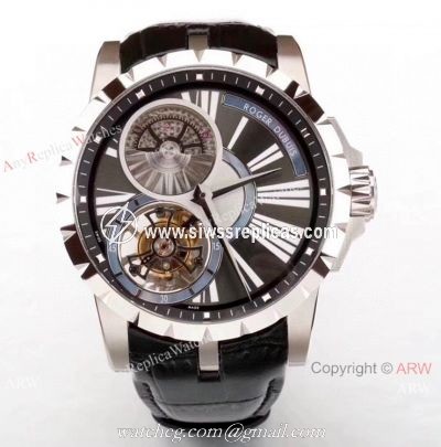 Swiss Copy Roger Dubuis Excalibur Tourbillon RDDBEX0216 Watch 47mm