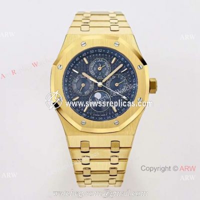 2021 BF Factory Audemars Perpetual Calendar Royal Oak Cal.5134 Watch Yellow Gold 41mm