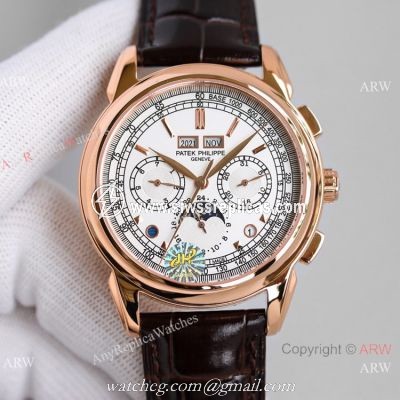 2021! Swiss Copy Patek Philippe 5270R Grand Complication JH V2 Version Rose Gold Watch