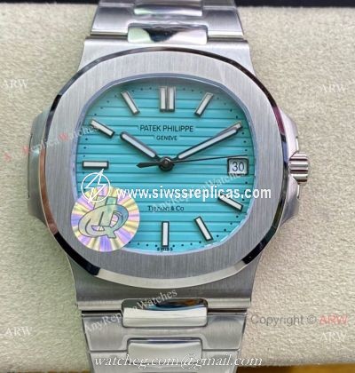 (2022 New) Replica Patek Philippe Nautilus Tif fany Limited edition Cal.324 Watch
