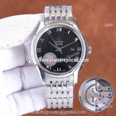 Swiss Quality Omega De Ville Prestige Watches Citizen 8215 Black Dial