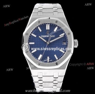 Superclone ZF Factory Audemars Piguet Royal Oak 15500 Blue Dial Watch 41mm
