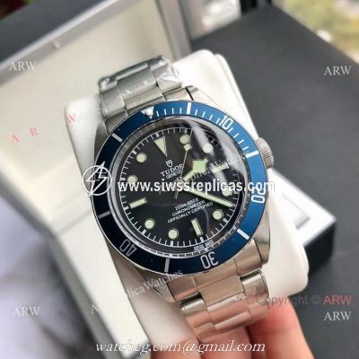 GD Factory Tudor Heritage Black Bay m79230b Watch Citizen 8215 Blue Bezel