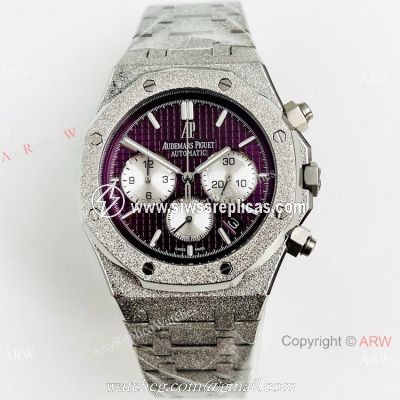 2021 New Copy Audemars Piguet Royal Oak Watch Frosted Gold Case Cherry Red Dial