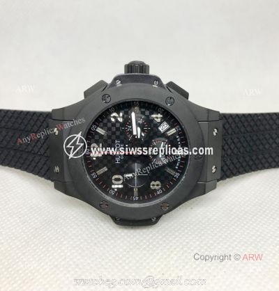 Best Copy Hublot Big Bang Chronograph Watch Red Markers Black Case