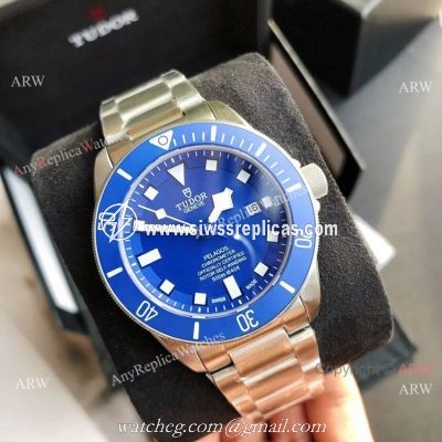 GD Factory Tudor Pelagos Citizen 8215 Watch Blue Ceramic Bezel 42mm