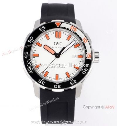 JVS Factory IWC Aquatimer 2000 Orange Edition Rubber Band AAA Replica 2022 New!