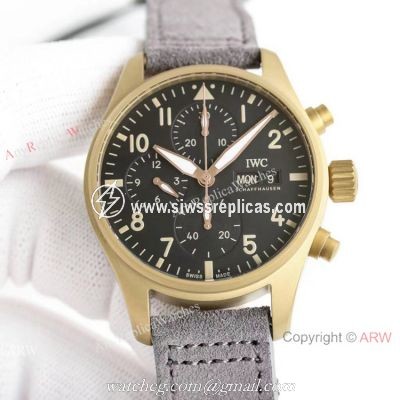 ZF Swiss IWC Pilots Chronograph 10 Years of MR PORTERo Edition IW387907 watch 2022 New