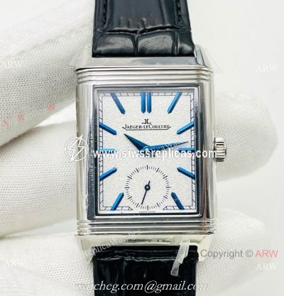 (ANF ) Grade 1A Replica Jaeger-LeCoultre Reverso Classic Large Duoface Small Second Watch 29mm White Dial