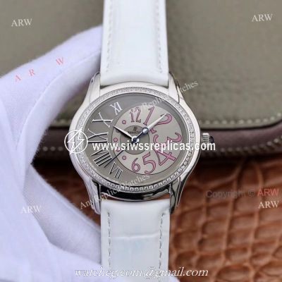 Swiss Quality Replica Audemars Piguet Millenary Stainless Steel Diamond Watch