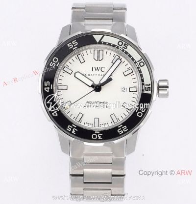 JVS Factory IWC Aquatimer Automatic 2000 Stainless Steel White Replica Watch 2022 New!