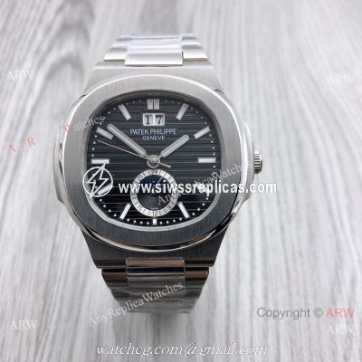 Patek Philippe Annual calendar Nautilus 8215 Black Dial Watches 42mm