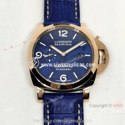 NEW! Luminor Marina PAM01112 Rose Gold Fake Panerai Watch