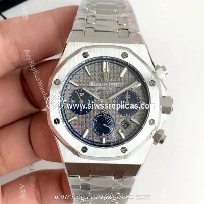Swiss 7750 Royal Oak Audemars Piguet Replica Watches Gray Dial 26331OR