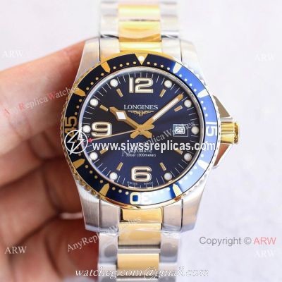 Swiss Replica Longines Hydro conquest L3.742.4 TWF Blue Dial Watch