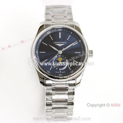 (GF) Swiss Replica Longines Master Blue Moon phase Watch L899.5 Movement
