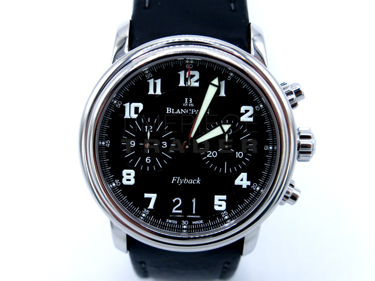 Blancpain Leman Big Date Flyback 2885f-1130-53 Stainless Steel Automatic Blancpain Leman Big Date Flyback 2885f-1130-53 Stainless Steel Automatic
