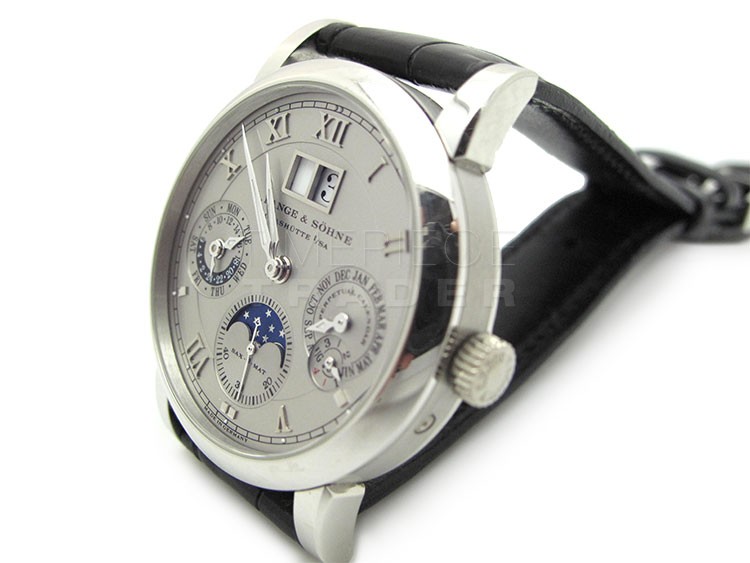 A. Lange & Sohne Langematik Perpetual Calendar 310.025E Platinum Automatic Self-Winding A. Lange & Sohne Langematik Perpetual Calendar 310.025E Platinum Automatic Self-Winding