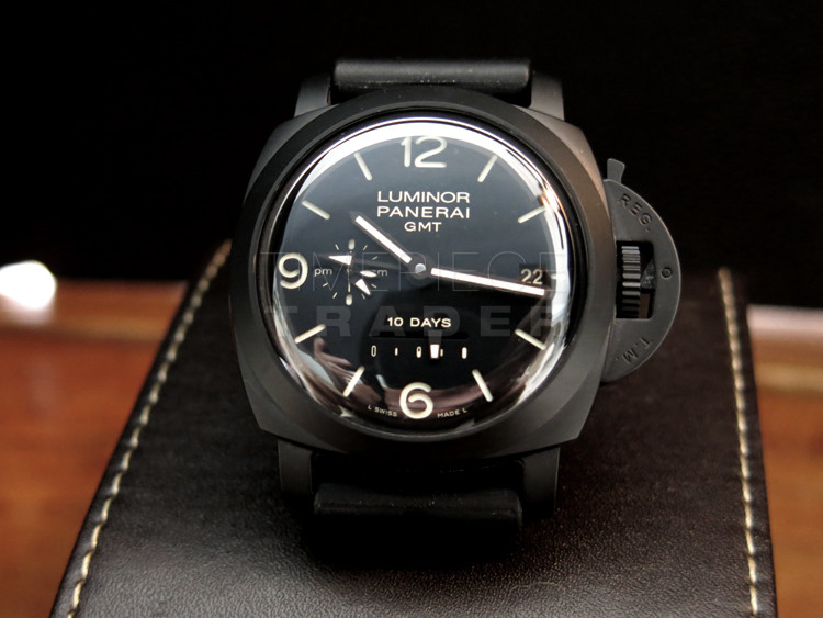 Panerai Luminor 1950 GMT 10-Days Automatic PAM335 Black Ceramic Automatic Panerai Luminor 1950 GMT 10-Days Automatic PAM335 Black Ceramic Automatic