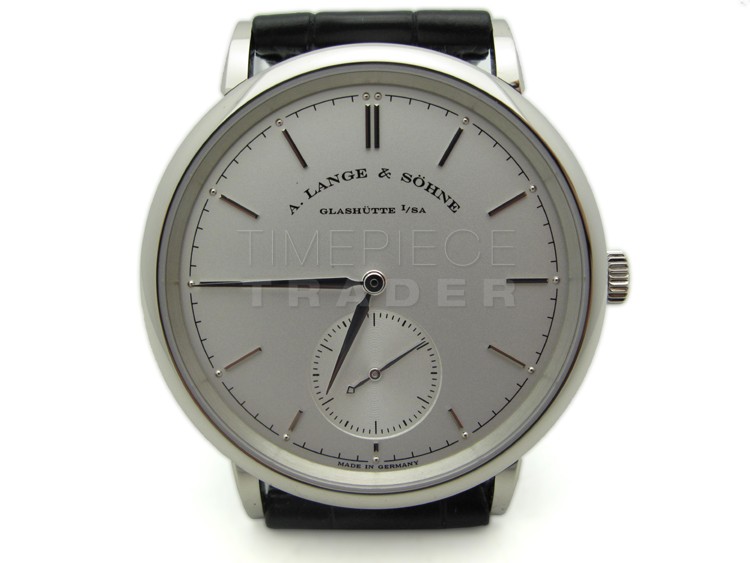 A. Lange & Sohne Saxonia 380.026 18k White Gold Automatic Self-Winding A. Lange & Sohne Saxonia 380.026 18k White Gold Automatic Self-Winding