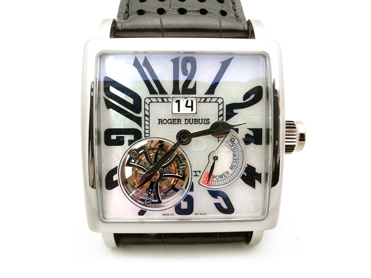 Roger Dubuis Golden Square Flying Tourbillon G40 030 N1.63 18k White Gold Manual Hand Winding Roger Dubuis Golden Square Flying Tourbillon G40 030 N1.63 18k White Gold Manual Hand Winding