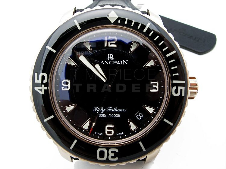 Blancpain 50 Fathoms 5015-3630-52 18k Rose Gold Automatic Blancpain 50 Fathoms 5015-3630-52 18k Rose Gold Automatic