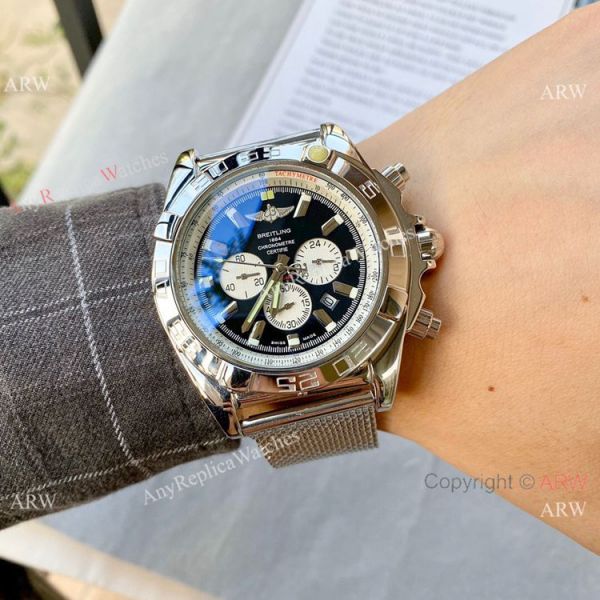 Clone Breitling Chronomat B01 Watch BlackYellow Rubber Strap Clone Breitling Chronomat B01 Watch BlackYellow Rubber Strap