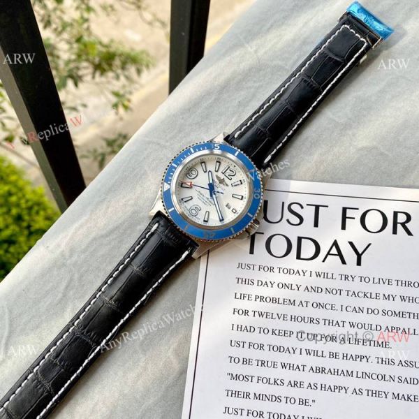 Breitling Superocean II 46mm Watches Blue Dial Blue Rubber Strap Breitling Superocean II 46mm Watches Blue Dial Blue Rubber Strap