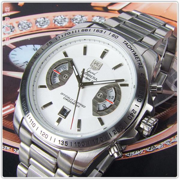 Tag Heuer Carrera Caliber 17 RS Replica Watch SS Black Men Watch Tag Heuer Carrera Caliber 17 RS Replica Watch SS Black Men Watch