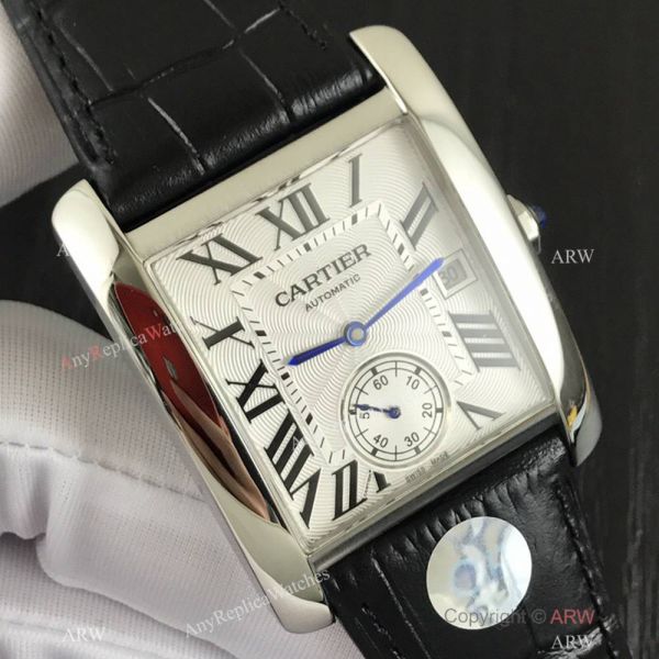 Swiss Grade Replica Cartier Tank Stainless Steel Watch 34mm Swiss Grade Replica Cartier Tank Stainless Steel Watch 34mm