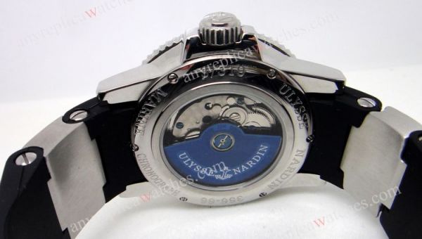 Nardin Maxi Marine Diver SS Black Waved Dial / Replica Nardin Maxi Marine Diver SS Black Waved Dial / Replica