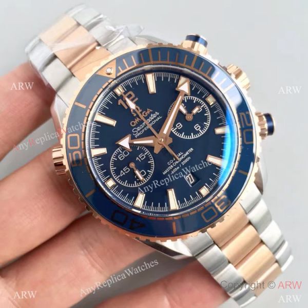 (OM)New Copy Swiss Omega Seamaster 9901 Watch 2-Tone Rose Gold (OM)New Copy Swiss Omega Seamaster 9901 Watch 2-Tone Rose Gold