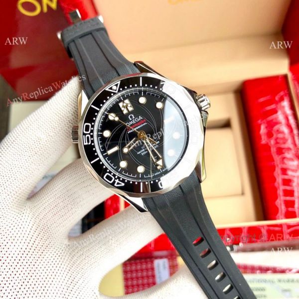 AAA Copy Omega Seamaster 300m James Bond Limited Edition Watch Rubber Strap AAA Copy Omega Seamaster 300m James Bond Limited Edition Watch Rubber Strap
