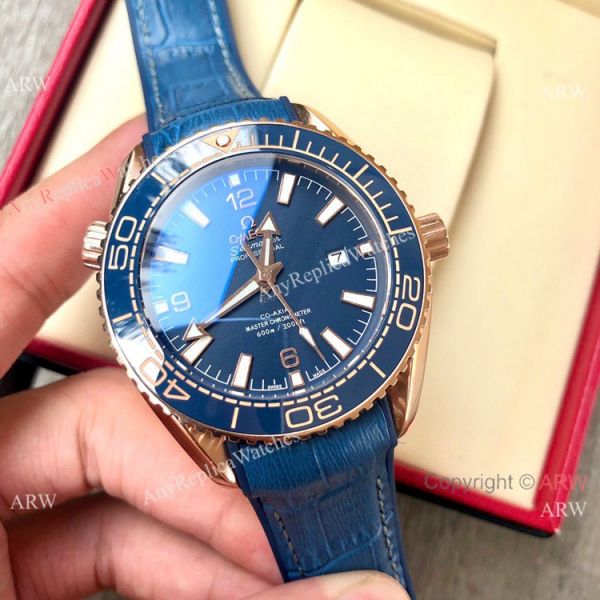 Replica Omega Seamaster Planet Ocean 600m Watch Rose Gold Brown Dial Replica Omega Seamaster Planet Ocean 600m Watch Rose Gold Brown Dial