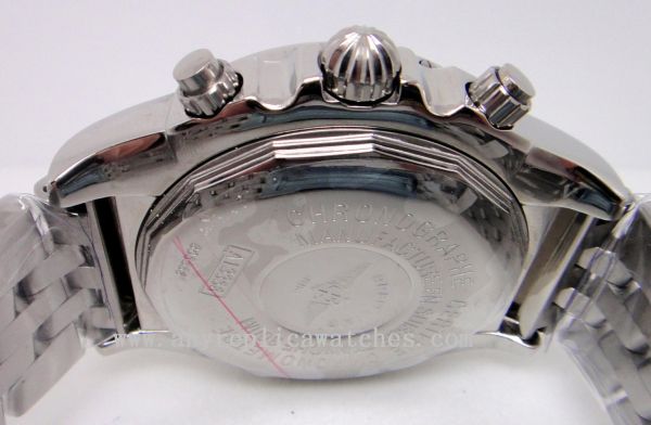 Breitling Chronomat B01 Watch Chronometre Certifie SS Black Quartz Movement Breitling Chronomat B01 Watch Chronometre Certifie SS Black Quartz Movement