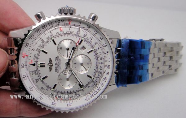 Breitling Copy Watches China Made Breitling chronometer Navitimer Silver Face Watch 42mm Breitling Copy Watches China Made Breitling chronometer Navitimer Silver Face Watch 42mm
