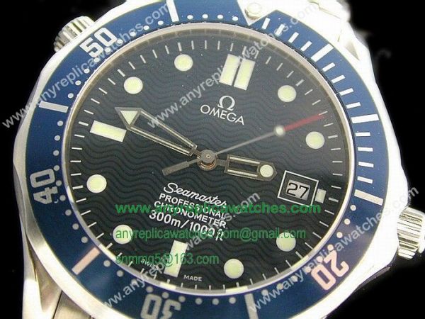 Omega Replica Watches James Bond For Dale Omega Seamaster Blue Dial Automatic Watch Omega Replica Watches James Bond For Dale Omega Seamaster Blue Dial Automatic Watch