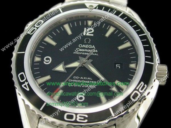 Replica Omega Seamaster Planet Ocean Watch Stainless Steel Black Dial 43mm Replica Omega Seamaster Planet Ocean Watch Stainless Steel Black Dial 43mm