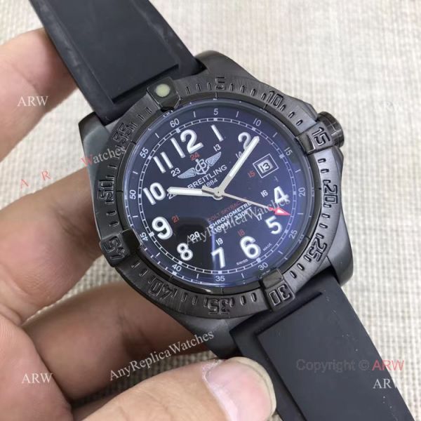 Fake Breitling Colt Skyracer Black Steel Case Automatic Movement Black Rubber Strap Watch Fake Breitling Colt Skyracer Black Steel Case Automatic Movement Black Rubber Strap Watch