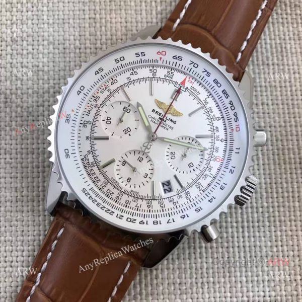 New Copy Breitling Navitimer SS White Chrono Face Watch New Copy Breitling Navitimer SS White Chrono Face Watch