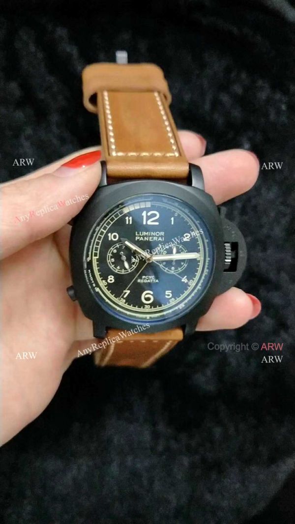 Panerai PAM 653 Luminor Chrono Replica Regatta Watch Green Inner Panerai PAM 653 Luminor Chrono Replica Regatta Watch Green Inner